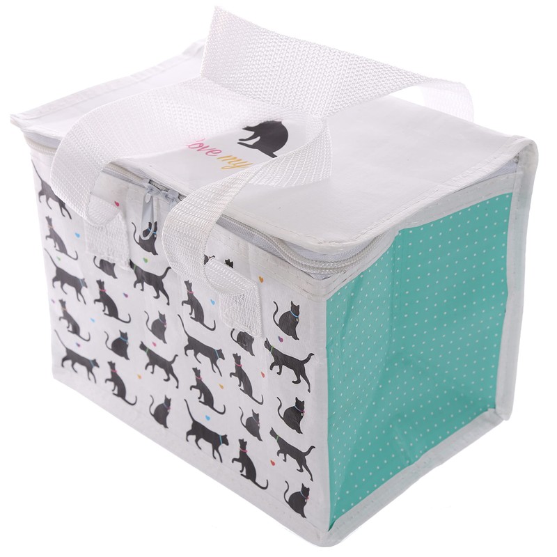 I Love My Cat Design Thermal Insulated lunch bag Cool