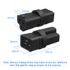 JORINDO IEC320 C20 to NEMA AC Adapter.C20 to 5-15R,C20 to