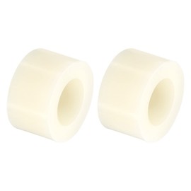 PATIKIL M8 Round Spacer Washer, 24 Pack Nylon 8.2mm ID x 14mm OD x 8mm L for M8 Screws Block 3D Printer TV Wall Mounting Electrical Outlet, Beige