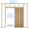 Nuk3y Pocket Door Frame Kit with Two-Way Soft Close for