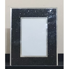 Eaglewiz Silver Glitter Glass Photo Frame 6x4