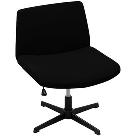 2 Pack Spandex Armless Chair Cover Criss Cross Desk Chair Cover Modern Wide Seat Mid Back Accent Swivel Computer Chair Slipcover for Living Room