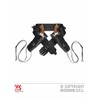 Sancto International Adult Mens Western Black Cowboy Double Holster