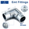 Gisafai 5 Pcs EMT Conduit Fittings Inside Corner Pull Elbow,