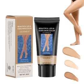 Körper Bein Make Up Wasserfest,Body Coverage Perfector Für Beine,Tattoo Make Up Cover,Tattoo-Abdeckung Für Bein- Und Körpernarben, Leicht Aufzutragen, Volldeckender Concealer（#2 Wheat Color, 40ml）