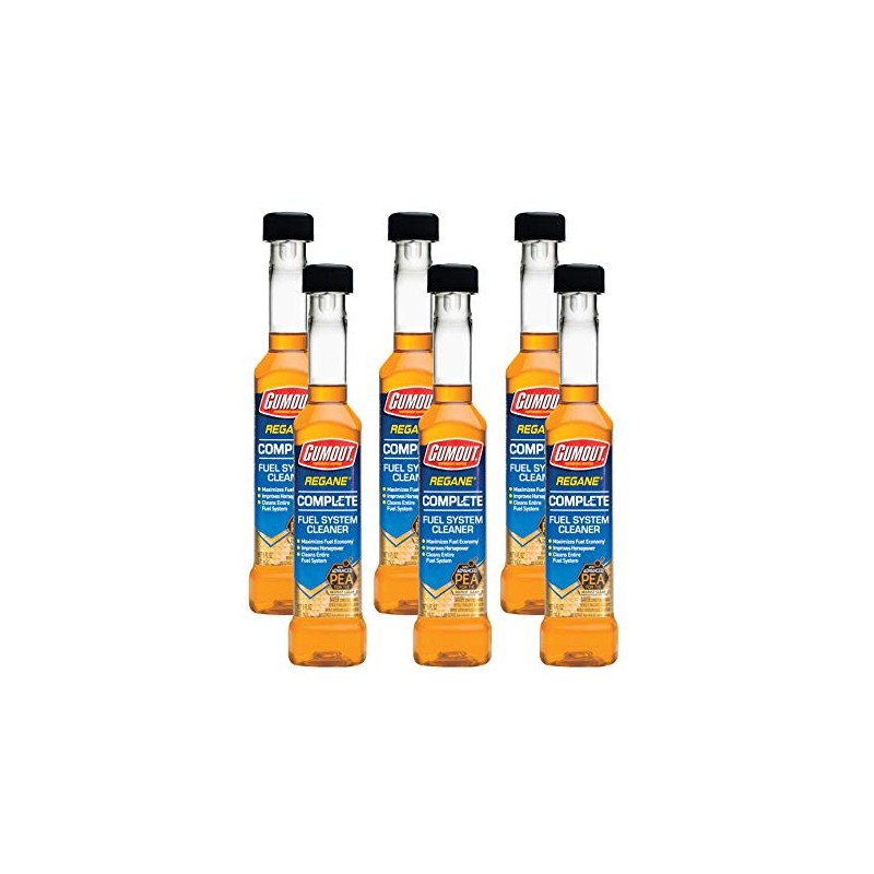 Gumout 510014 Regane Complete Fuel System Cleaner, 6 oz. (Pack