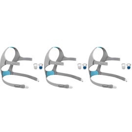 (3 PCS) Replacement Headgear Compatible for AirFit AirTouch N20 Cushion Frame Kit Accessories Supplies (Medium)
