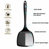 Silicone Pancake Spatula Turner with Lengthened Handle& Seamless Design, Heat