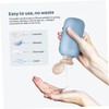 WOONEKY 2 Pcs Travel Shampoo Bottles Leak-Proof Plastic 200ml Refillable