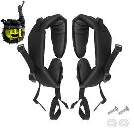 FENXDN Blower Harness Straps 4282-710-9020 Right & 4282-710-9030 Left Compatible with Stihl BR500 BR550 BR600 BR700, Both Shoulder Straps Replacement for Blower, with Fixing Screw HGR0384