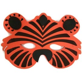 Playscene Party Favor Soft Foam Masks For Children (Zoo Animals)