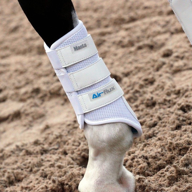 Masta Air-Flux Horse Brushing Boots - Training Neoprene Protective Wrap