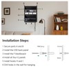Rustic wall mail organizer,Key and Mail File Holder for Wall