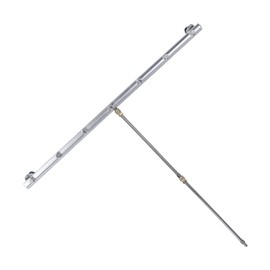 Pressure Washer Cleaner, Stainless Steel Pressure Washer Broom with 2 Extended Connecting Rod, Washer Cleaner Power Attachment for Household (for Undercarriage Cleaner)