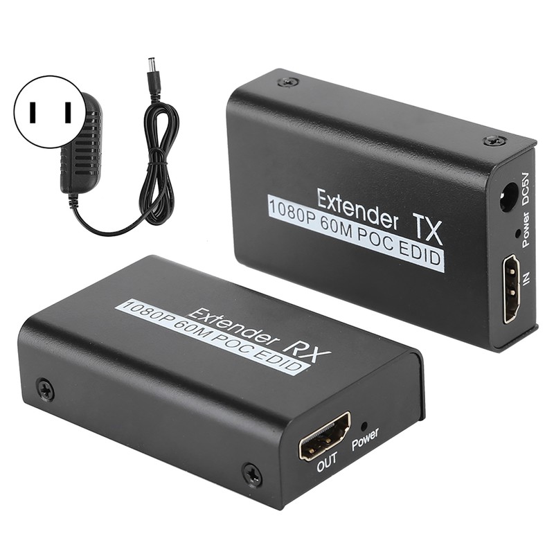 HDMI Extender 60M Internet Transmitter for POC Cable Power EDID