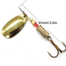 Spinner Fishing Lures Artificial Fishing Baits Fishing Baits with Hooks Lifelike Fish Tackle 10Pcs Artificial Bait Fishing Bait Fishing Tackle Fishing Accessories Fishing Lures