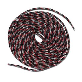 HAIX Shoelaces 905064 Robust Shoelaces Cut Protection Shoe, Black-Grey-Red, Unit size
