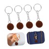 jojofuny 12pcs Orange Resin Basketball Keychain Creative Keyring Souvenir Pendant