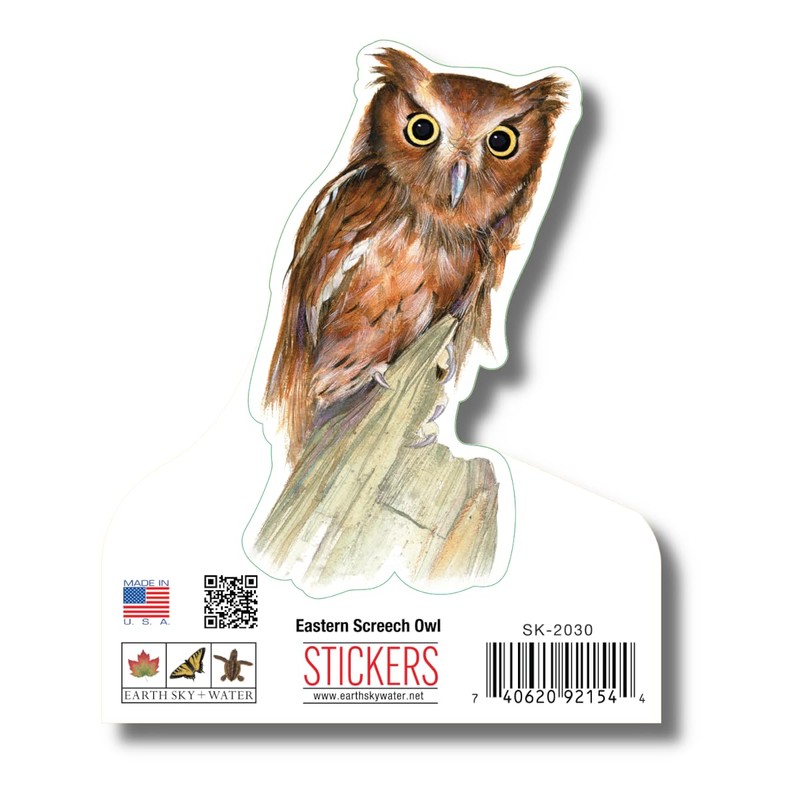 Earth Sky + Water - Eastern Screech Owl - 3.5″