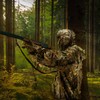 Tencen Ghillie Suit, Survival Game, Camouflage, Mesh, Hooded, One Size,