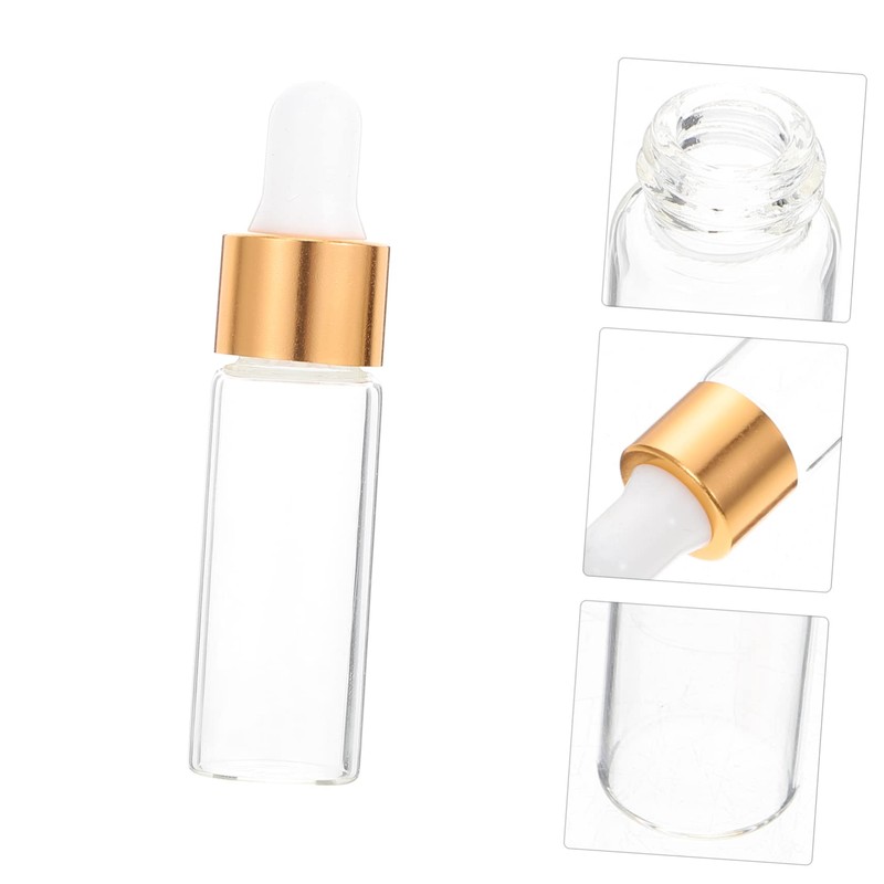 TOVINANNA 50pcs Essential Oil Roller Bottle for Travel Mini Liquid