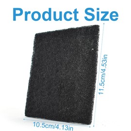 WUSJCOF Carbon Odour Filter Replacement Filter for Cat Litter Tray Kitchen Activated Carbon Filter for Cat Litter Tray and Pans Pack of 6