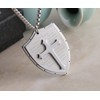 HZMAN Shield Armor of God Ephesians 6:16-17 Faith Cross Stainless