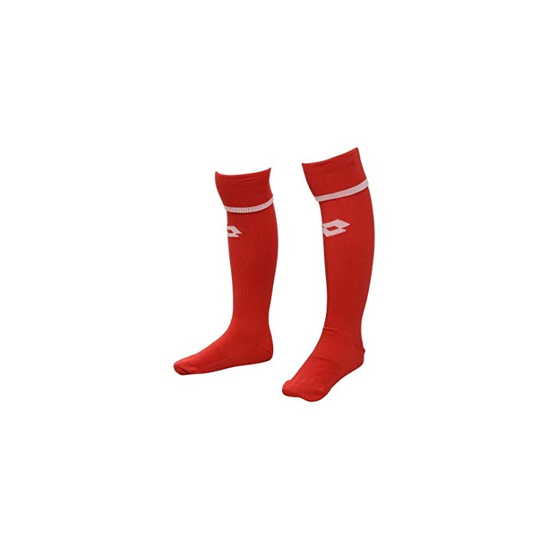 lotto Junior Soccer Socks, Red/White, 16-18