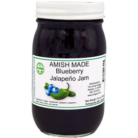 Amish Jam - Two 18 Oz Jars (Blueberry Jalapeno)
