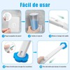 Cepillo de Inodoro Desechable, Escobilla para Inodoro de Limpieza Profunda