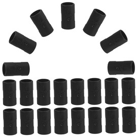 Operitacx 24 Stück Speicherregalzubehör Drahtregal-verschlussclips Kunststoffklemme Für Drahtregale Regalbefestigungen Aus Draht Aus Kunststoff Kunststoffclips Für Regale Schwarz Plastik