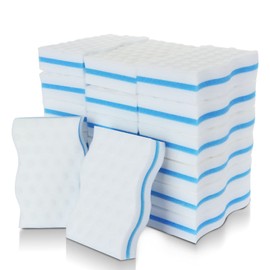 STARVAST Pack of 24 Melamine Dirt Erasers Miracle Sponge Cleaning Sponge Magic Sponge Eraser Sponge for Kitchen Household - Premium Sponges, Extra Thick