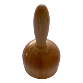Maderoterapia Copa Con Rodillo Pino Natural