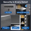 Large Steel Safe Box 3.0 Cuft for Home with LED