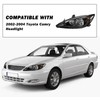 SOCKIR Headlight Assembly Pair Compatible with 2002 2003 2004 Toyota