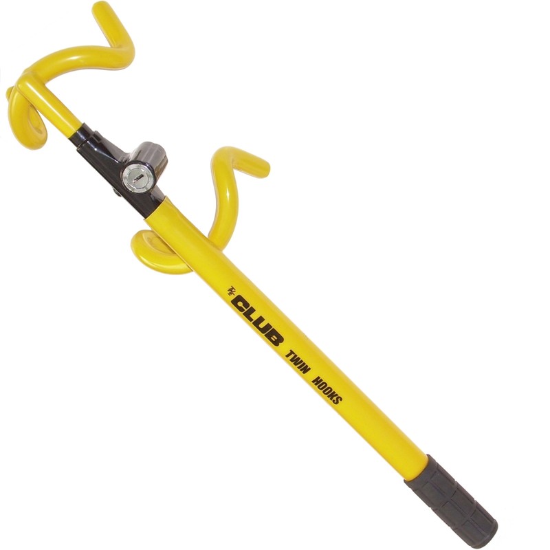 Winner International The Club 3000 Twin Hooks Steering Wheel Lock,