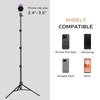 6.3ft Adjustable Tripod Stand for gimbals,phones,cameras, Extendable Height with Phone