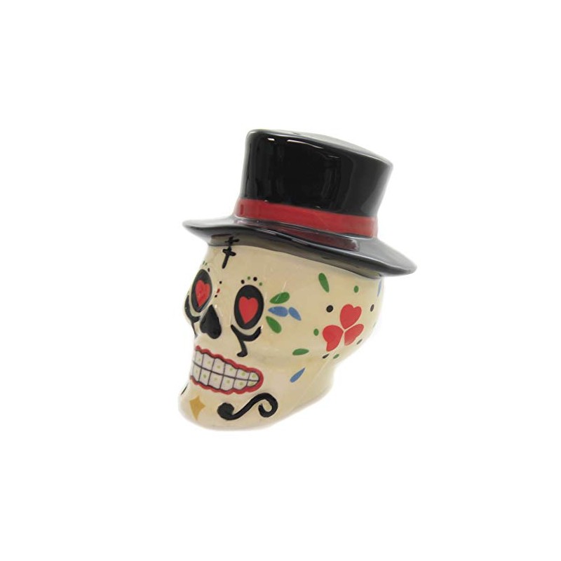 Pacific Giftware Day of The Dead Bride and Groom Skulls