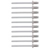Rosette Rivets, 8PCS Aluminum Rosette Shaped Rivets Rustproof Cars Rose
