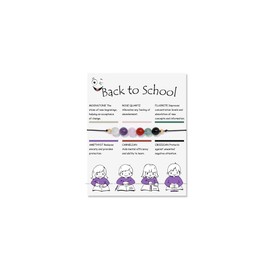 Fuqimanman2020 6mm Spiritual Crystal 7 Chakra Stretch Bracelet Natural Stone Meaning Cards Quartz Amethyst Reiki Beaded for Women Men for Anxiety Relief Jewelry-A