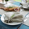 Set of 4 x Luxury Linen & Cotton Fabric Napkins