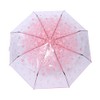 TOPINCN Folding Umbrella with Cherry Blossom Pattern, Pink, for Outdoor
