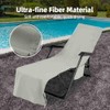 Generic Chaise Lounge Cover, Lounge Chair Cover, Grey, Ultrafine Fiber,