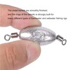 Trolling Fishing Wights with Swivels Inline Egg Sinker Assortment for