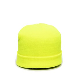 Outdoor Cap Knit Watch Cap with Cuff, Yellow