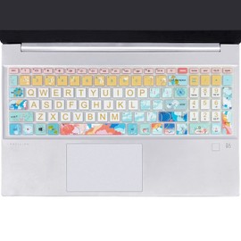 Sanfulin Keyboard Cover for 15.6 HP Laptop 15-fc 15-fd 15t-fd 15z-fc Series, HP Pavilion 15-eg 15t-eg 15-eh 15-er, 17z-ca 17-cn 17-cp 17z-cp Series, Litter Flowers
