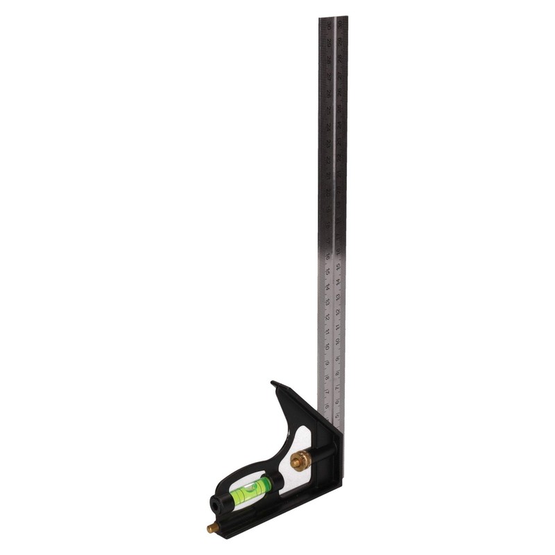 6” + 12” Engineers Square Adjustable Combination Set Square +