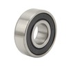 4PCs Front and Rear Wheel Bearing, 6202?RS Chrome Steel Bearing