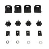 16PCS Saddle Bag Locks Mounting Screws Theft Deterrent Hardware Bolt