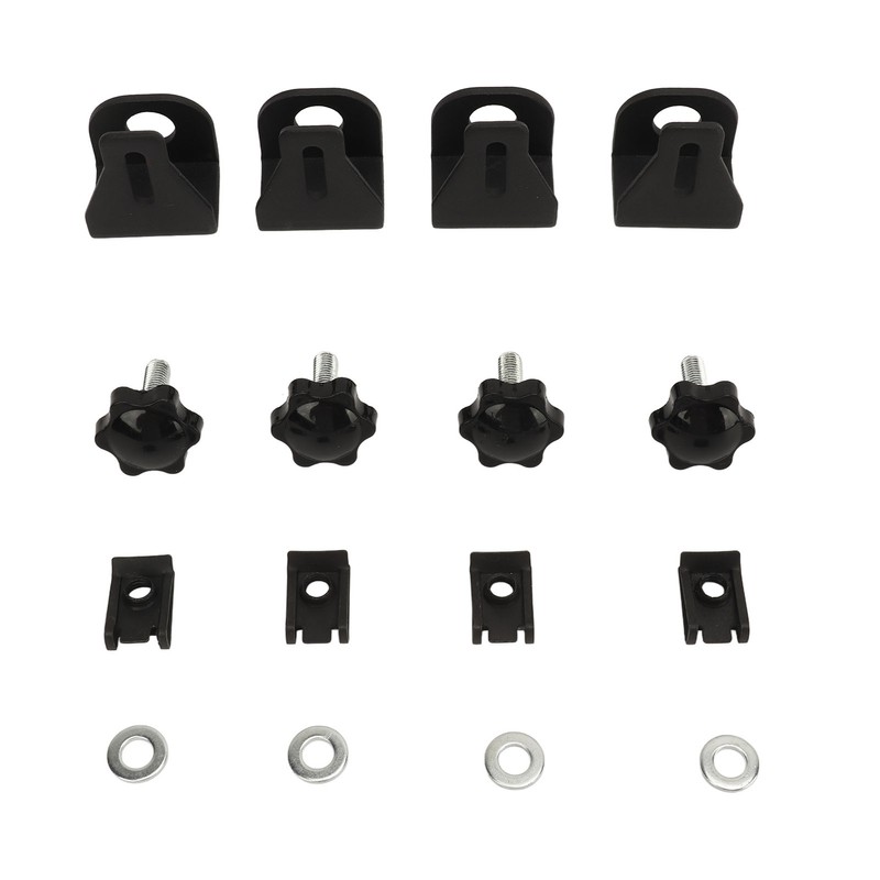 16PCS Saddle Bag Locks Mounting Screws Theft Deterrent Hardware Bolt